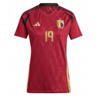 Maglia Calcio Belgio Johan Bakayoko #19 Prima Divisa Donna Europei 2024 Manica Corta